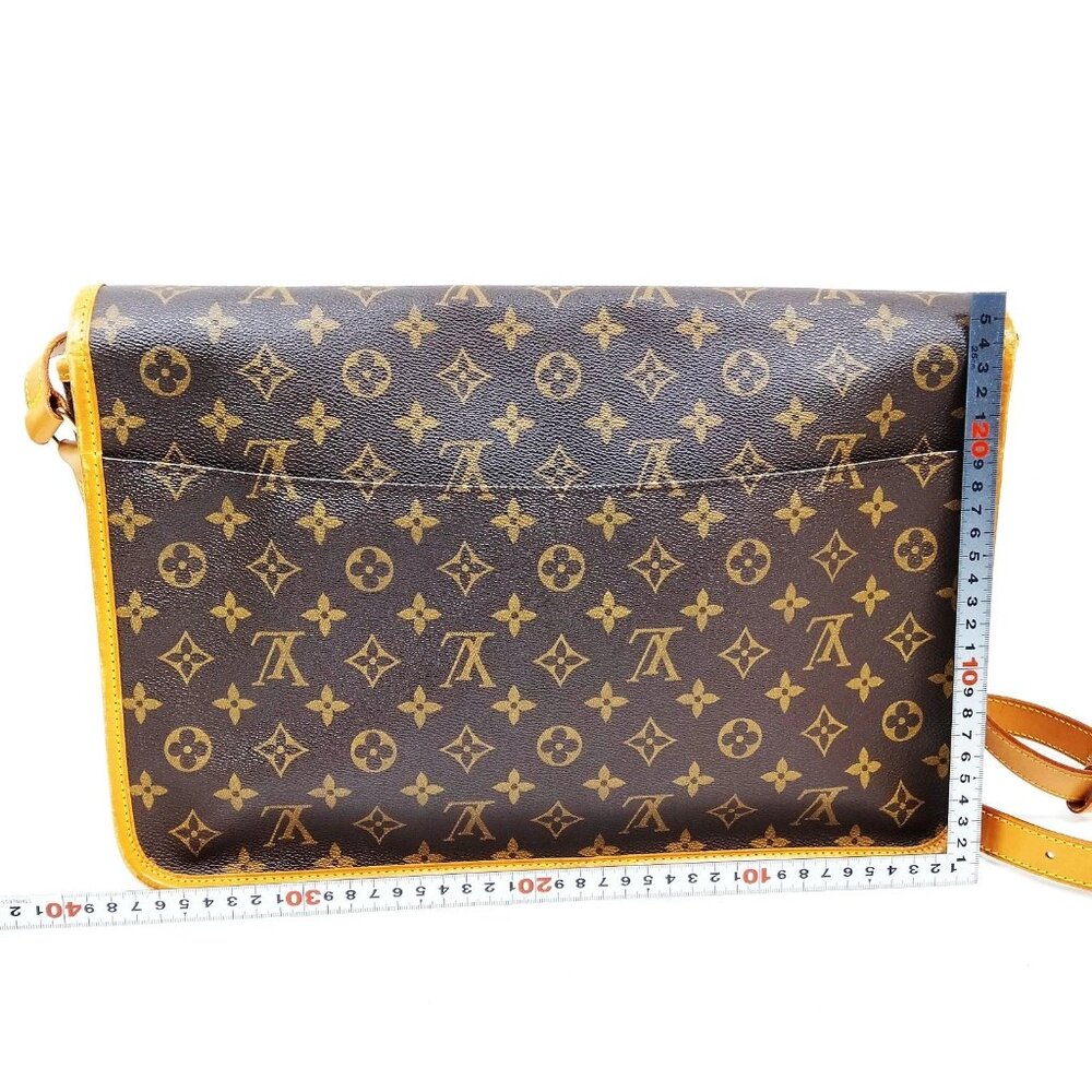 Authentic Louis Vuitton Gibeciere GM Brown Monogram Shoulder Bag mn754-011026 - Picture 2 of 16